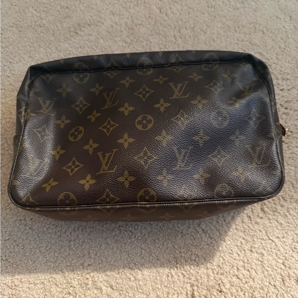 Louis Vuitton Brown Monogram Toiletry Bag